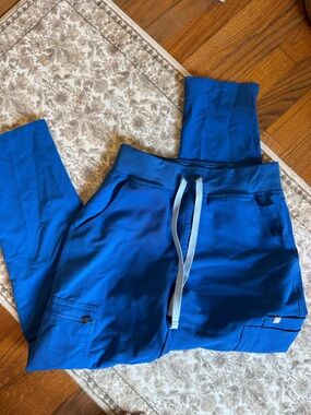 Figs Women's Royal Blue Drawstring Pants
